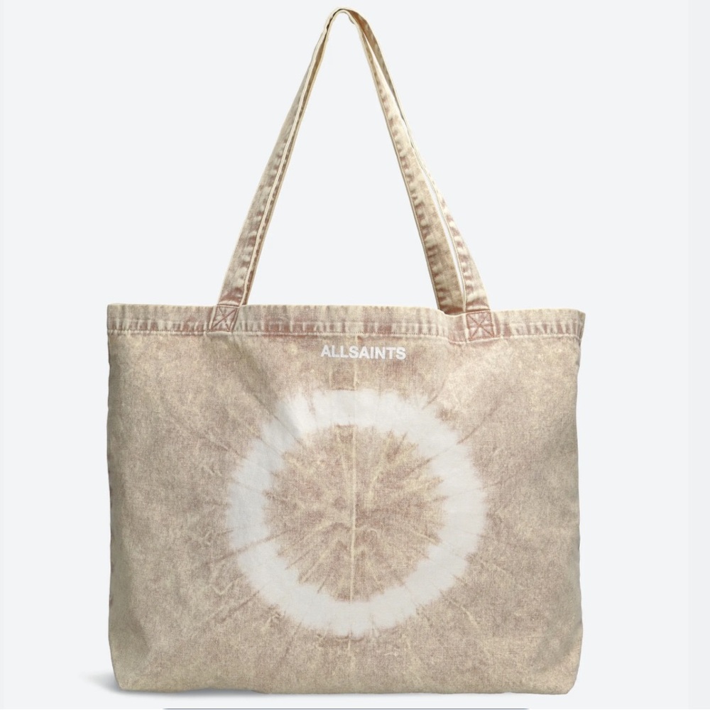 All Saints Tie Dye Ring Soft Canvas Tote Bag